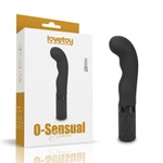 Ljubavni vibrator O-Sensual G tačka - vodootporan, crni 15,2cm