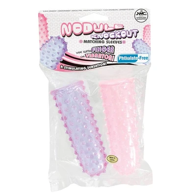 Ljubičaste rukavice za prste Nmc - vodootporne, 8cm - Sexy Shop