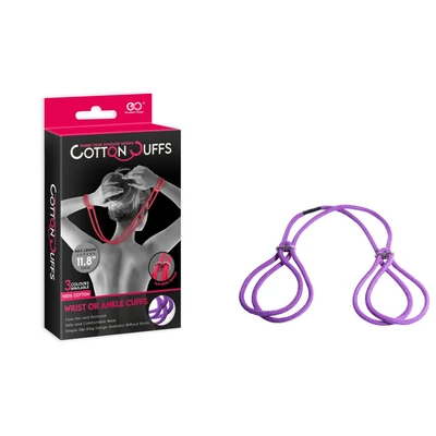 Ljubičaste vunene lisice 30cm za intimne avanture - Sexy Shop