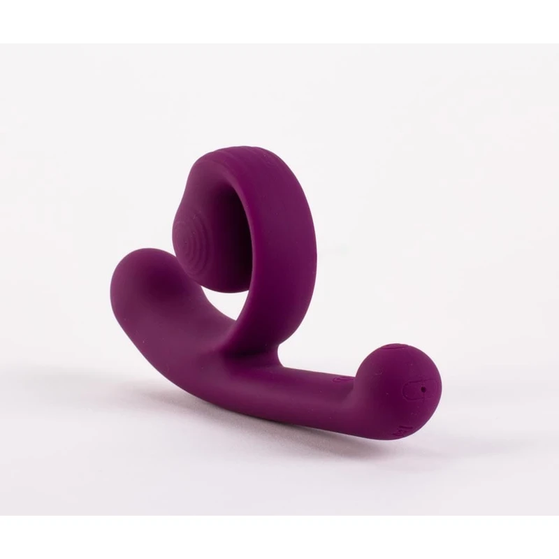 Ljubičasti fleksibilni vibrator Magic Snail sa klitoralnom stimulacijom