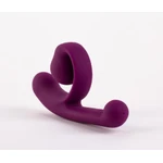 Ljubičasti fleksibilni vibrator Magic Snail sa klitoralnom stimulacijom