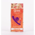 Ljubičasti fleksibilni vibrator Magic Snail sa klitoralnom stimulacijom