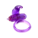 Ljubičasti vibrator u obliku zeca za penis - Seven Creations