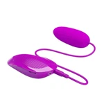 Ljubičasti vibro-egg Baile Desirable Flirt sa daljinskim upravljačem