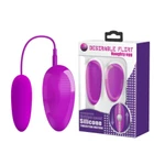 Ljubičasti vibro-egg Baile Desirable Flirt sa daljinskim upravljačem