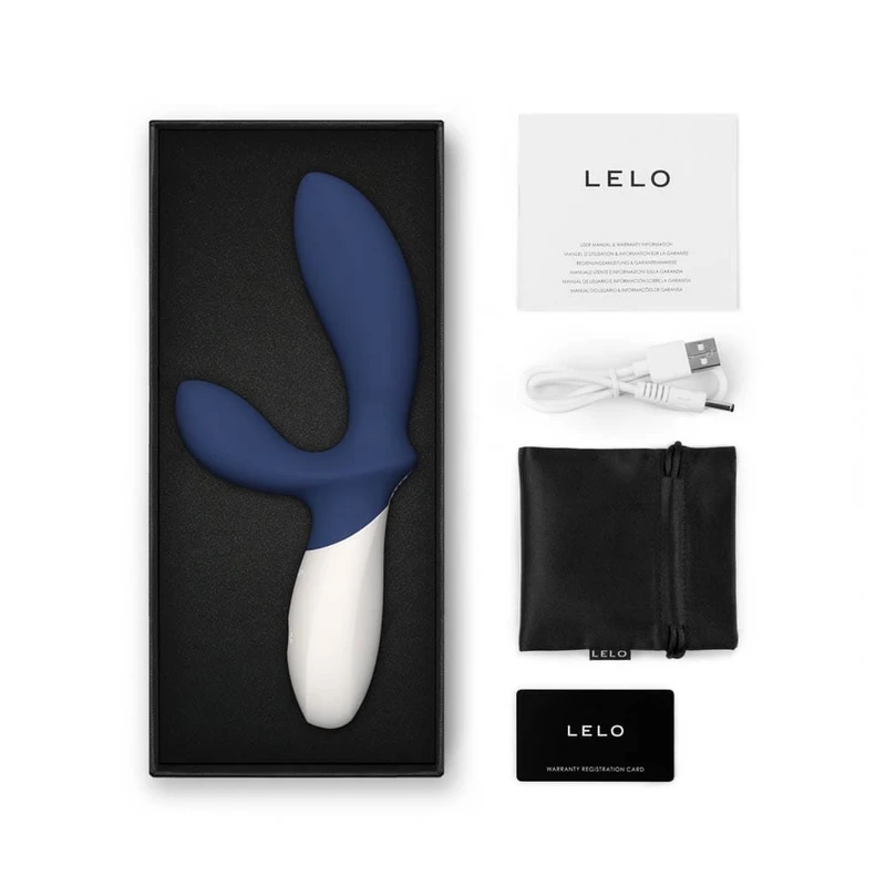 LOKI Wave™ 2 vibrator, plavi, vodootporni masazer za prostatu