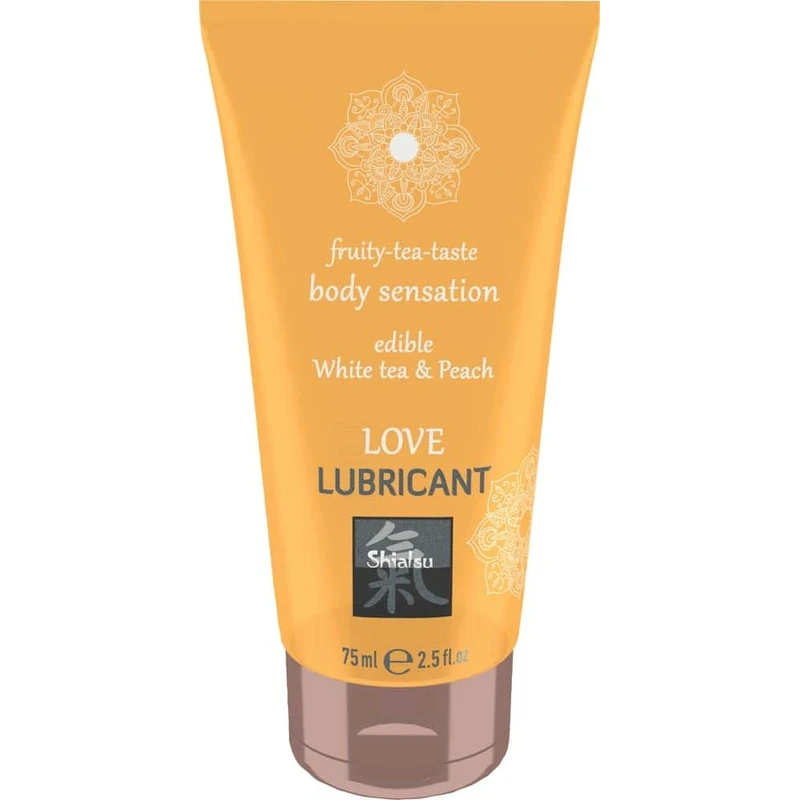 Love Lubricant jestivi - Bijeli čaj i breskva 75ml