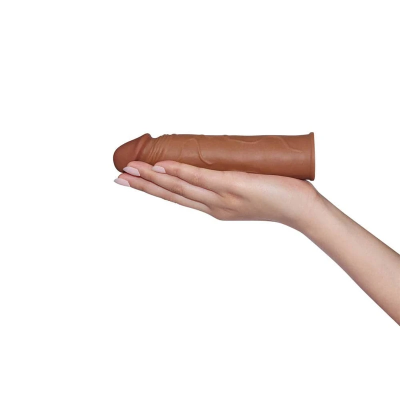 Lovetoy Pleasure X-Tender Braon Penis Sleeva 17cm