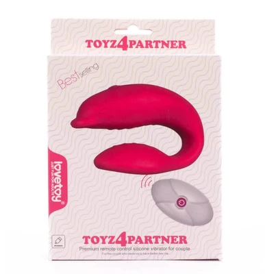 Lovetoy Roze Rechargeable Partner Vibrator sa Daljinskim Upravljačem - Sexy Shop