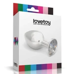 Lovetoy zelena klasična metalna čepica za analnu igru 6,8cm