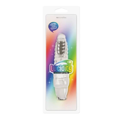 Lucidity: Aurora Svetleći Vodootporni Vibro 18,5cm - Sexy Shop