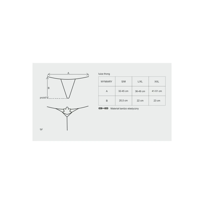 Luiza crveni thong L/XL