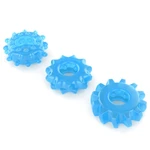 Lumino Play Penis Ring - glow in the dark, vodootporni, prozirni 3 komada