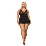 Luvae babydoll 2XL/3XL - Crni seksi modeli Obsessive