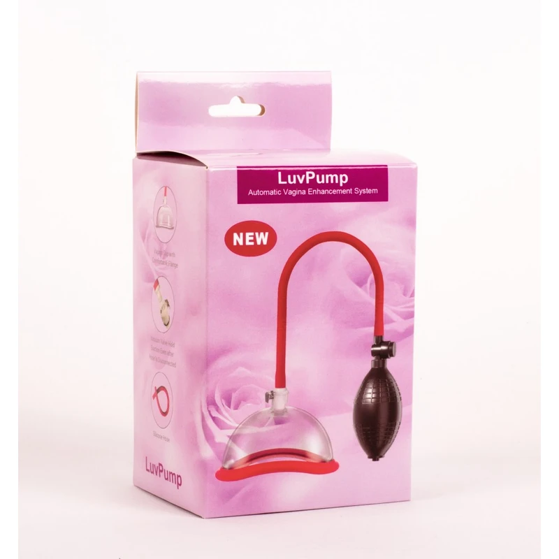 LuvPump Pumpica za Vagininu Sensaciju 26cm Crvena/Prozirna