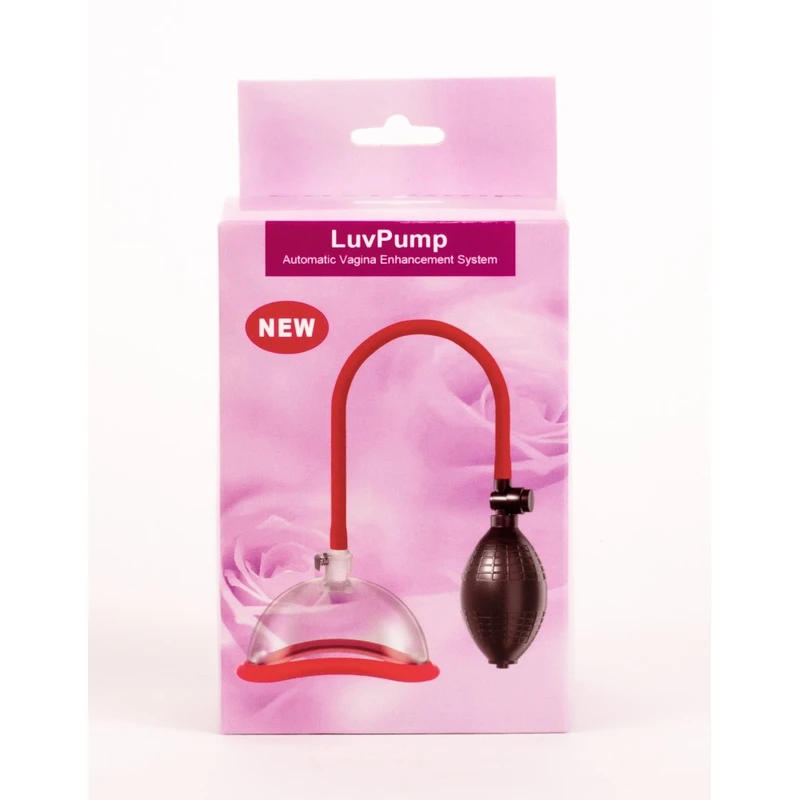 LuvPump Pumpica za Vagininu Sensaciju 26cm Crvena/Prozirna