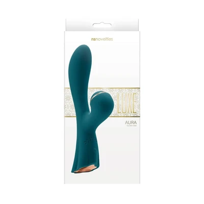 Luxe Aura stimulator za G-tačku i klitoris, plavi - Sexy Shop