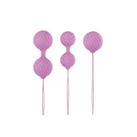 Luxe O' Kegel Balls Roze - Vodootporne Silikonske Težine za Naprednu PC Trening