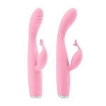 Luxe Skye - Roze vibrator sa stimulansom klitorisa, 18,8 cm, vodootporni