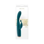Luxe Skye Teal - Vibrator sa stimulansom klitorisa, vodootporan, 18,8 cm, plavi
