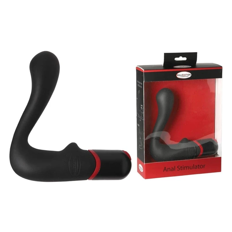Malesation Crni Analni Stimulator sa 12 Vibracionih Modova, Vodootporan