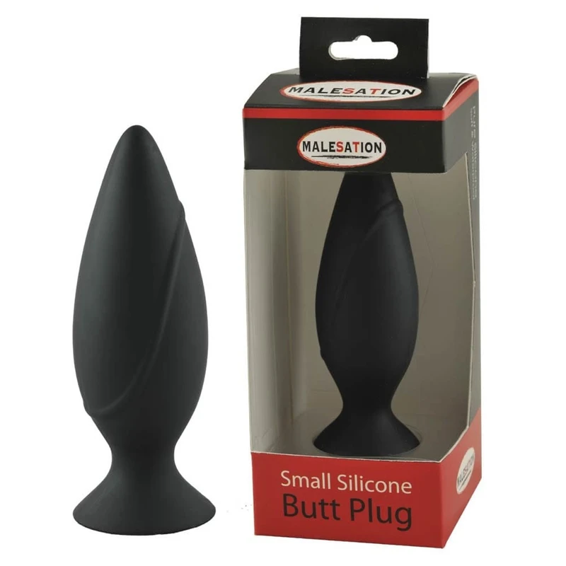 Malesation Silikonski Anal Plug Mali - Vodootporni Crni 10cm