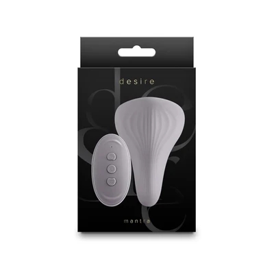 Mantra - Sivi daljinski vibrator sa dualnim motorima - Sexy Shop