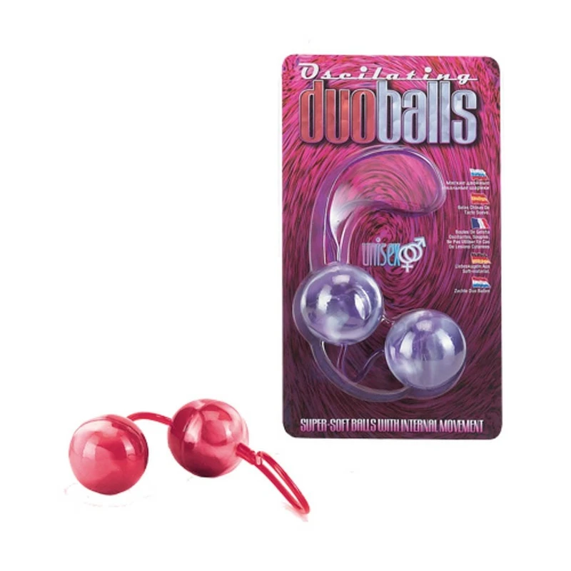 Marbilized Duo Balls - Crveni Vodootporni Igračka za Odrasle