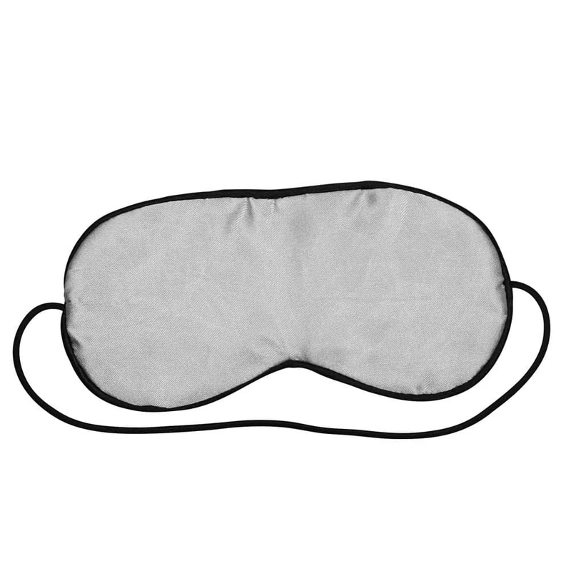 Maska za oči Lovetoy – Crna/Srebrna satin-feel