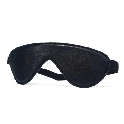 Maska za oči od jagnjeće kože - Devil Sticks crna - Sexy Shop