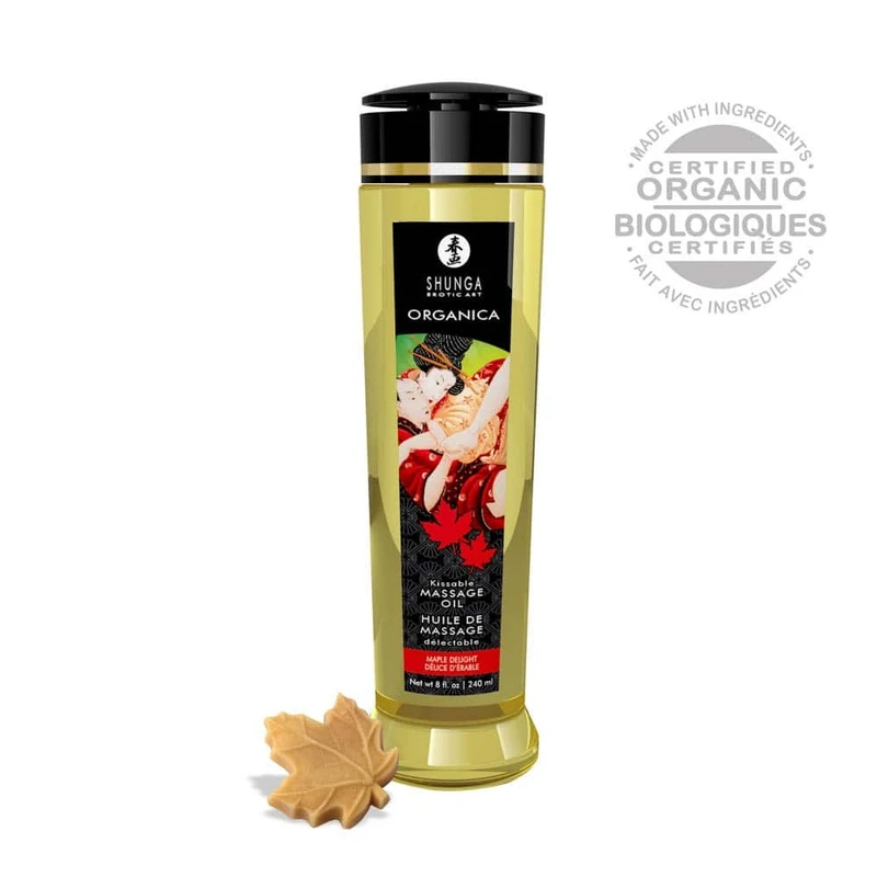 MASSAGE OIL ORGANICA 240 ml MAPLE DELIGHT za parove