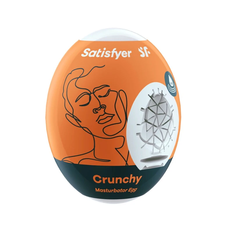 Masturbator Egg Single Crunchy - Vodootporni Satisfyer