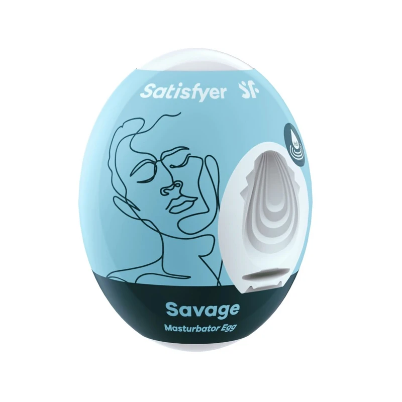 Masturbator jaje Satisfyer Savage plavi 7cm vodootporni