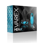 Men-X Varex 10-funkcionalni analni plug sa daljinskim, vibrirajući, vodootporan, crni