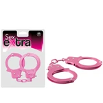 Metalne lisice roze sa dva ključa - Nmc