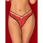 Mettia thong L/XL crni i crveni Obsessive
