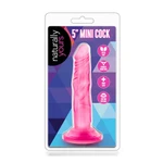 Mini Realistični Dildo sa Vakuumskim Postoljem - Roze 14,6 cm