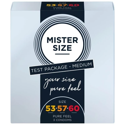 MISTER SIZE kondomi 53-57-60 (3 kom) - idealno rešenje za savršeno prianjanje - Sexy Shop