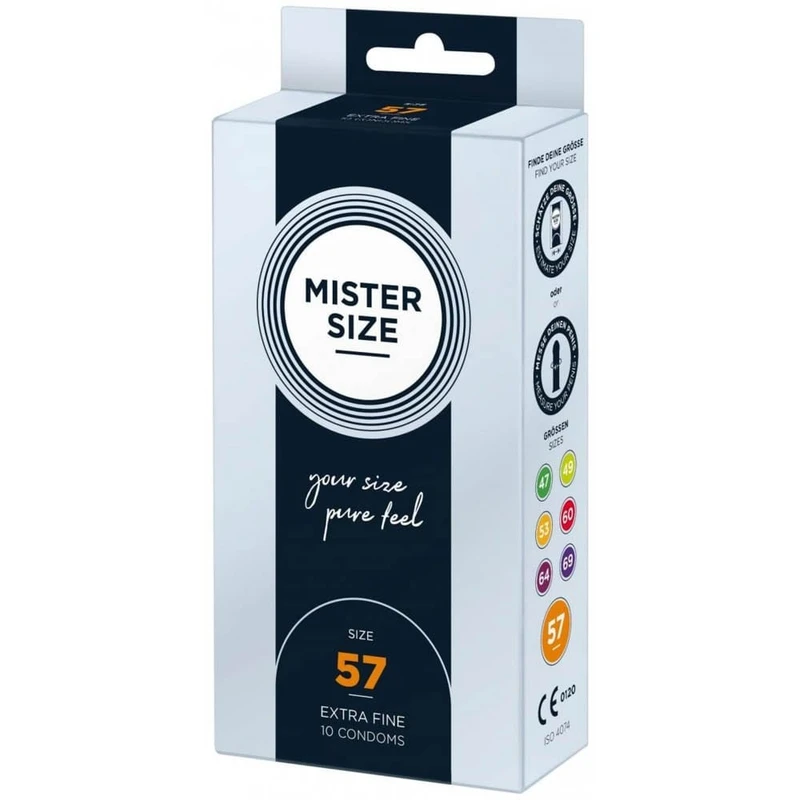 Mister Size kondomi 57 mm, 10 komada - ultra tanki za maksimalnu senzaciju