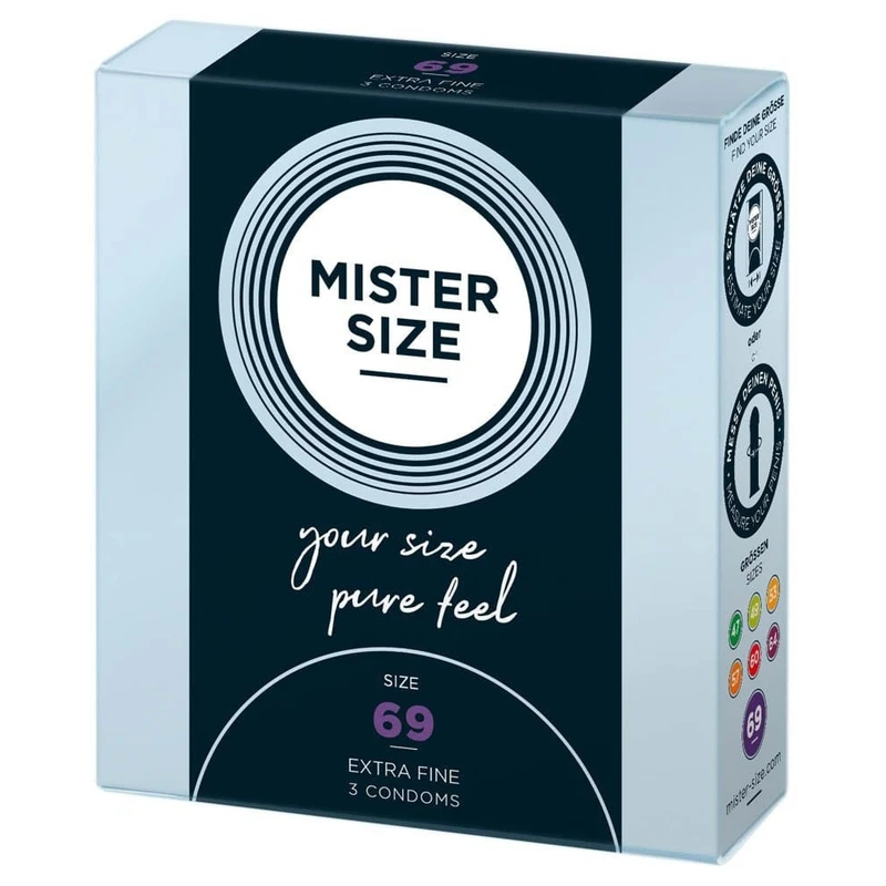 Mister Size kondomi 69 mm - 3 komada za strastvene trenutke