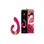 MIYO RASPBERRY - Bordo vibrator sa stimulansom klitorisa i G tačke, vodootporan