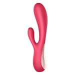 Mono Flex Rabbit Vibrator - Crveni Satisfyer sa aplikacijom, vodootporan i sa stimulansom klitorisa