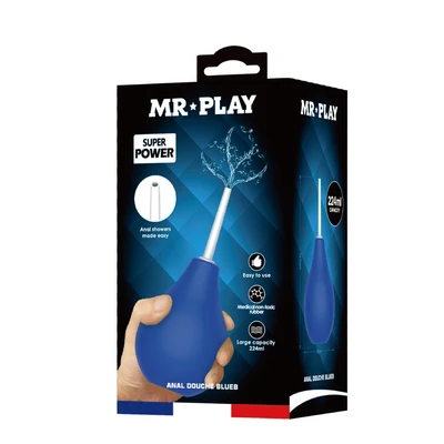 Mr. Play Anal Douche Plava 7,5 cm - Sexy Shop