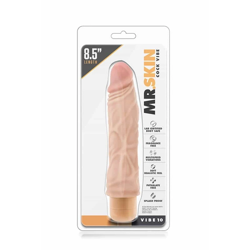Mr. Skin Cock Vibe 21,5 cm - Realistični vibrator sa žilama, vodootporan
