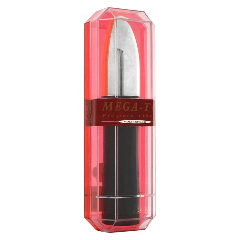 Multi Speed Vibrator - Crni sa Srebrnim Detailima, 19,5 cm, Seven Creations