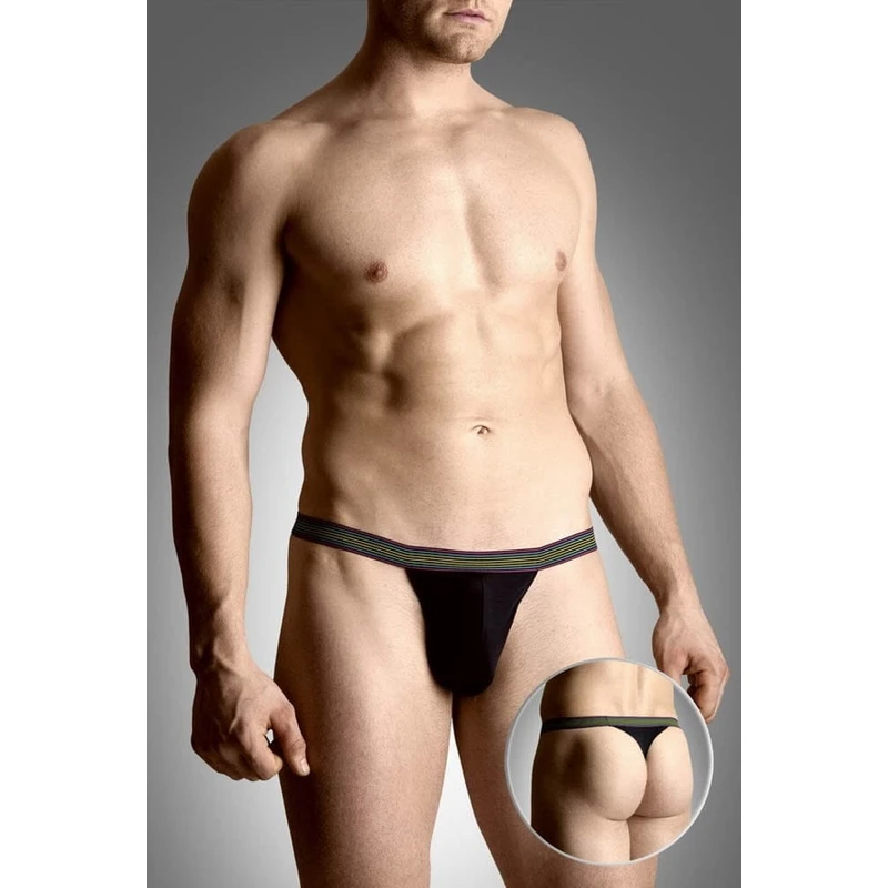 Muške tange Softline 4496 - crne XL