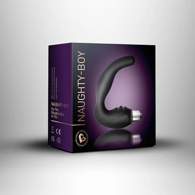 Naughty-Boy 7 Crni Vibrator za ProstatU - Sexy Shop