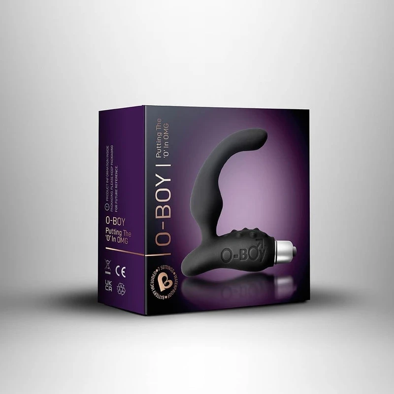 O-BOY Crni Vibrator za P-spot Stimulaciju