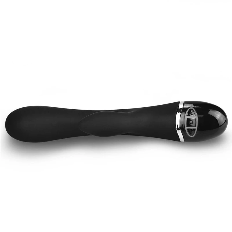 O-Sensual Clit Duo Climax Vibrator - Vodootporni Stimulans Klitorisa, 21cm, Crni