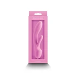 Obsession - Bonnie - Roze vibrator sa stimulansom klitorisa, 19,5 cm, vodootporan